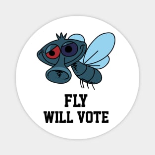 Fly Will Vote VP Debate Election 2020 Magnet